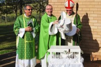 Bishop Peter Ingham installs Fr David as parish priest at Leppington - 2 August 2015