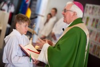 Bishop Peter Ingham celebrates Fr David's Installation at Oran Park - 2 August 2015