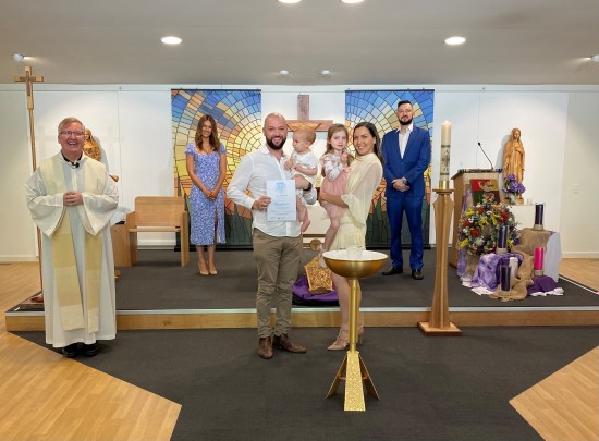 Baptisms at St Mary MacKillop Parish